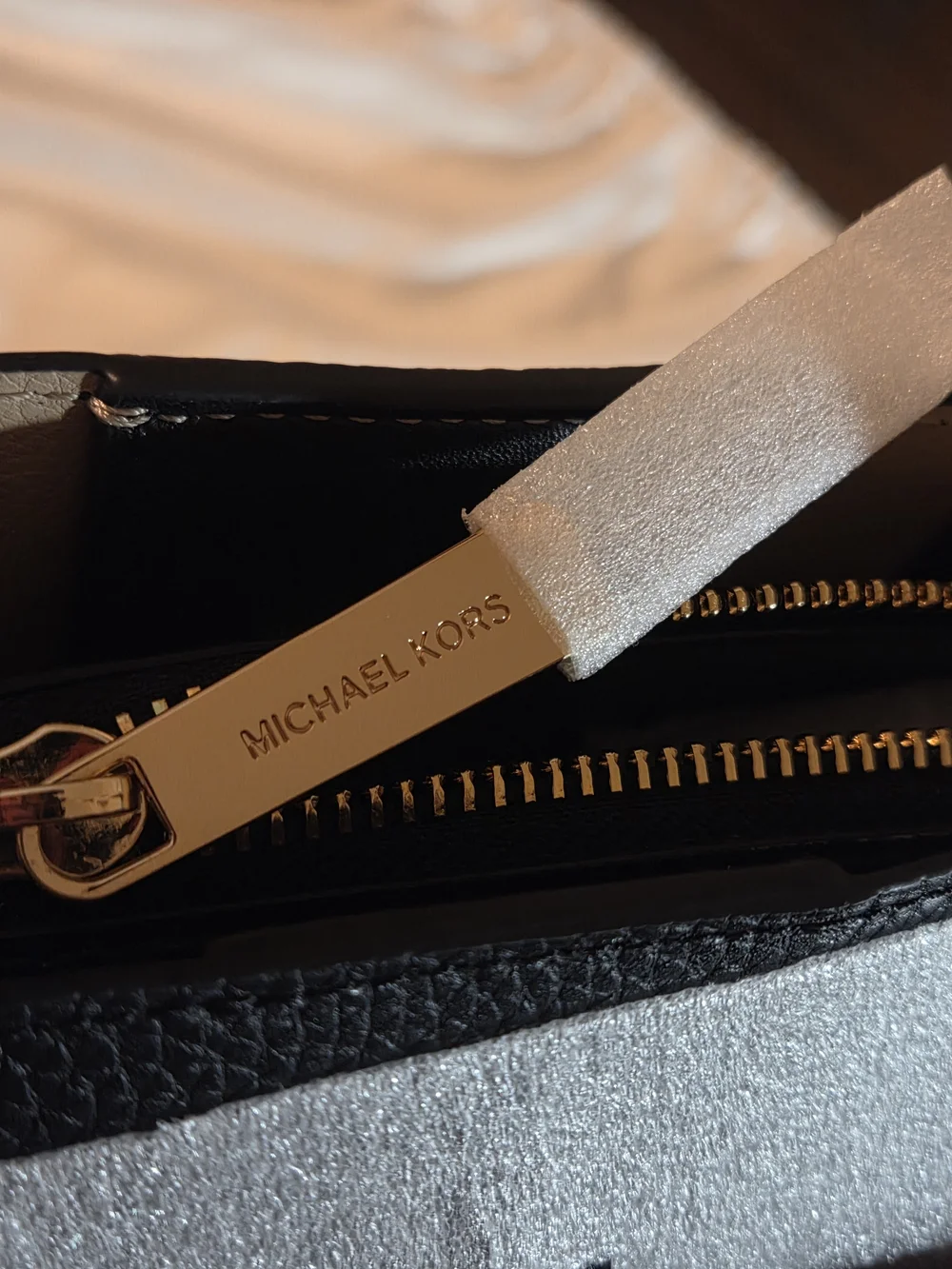 NWT Michael Kors Large Emilia Satchel; Black